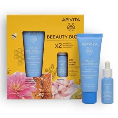 Apivita cofanetto "Aqua Beelicious Comfort Cream" + Booster Gift